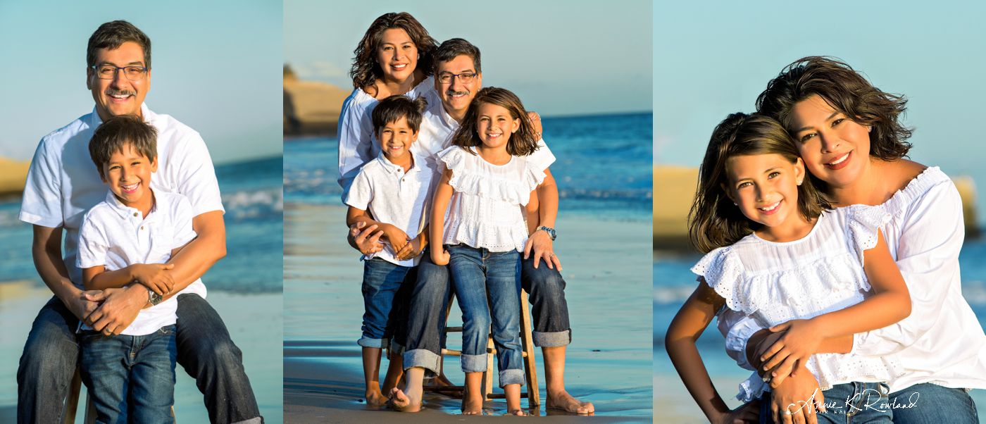 Santa Cruz beach Family portraits