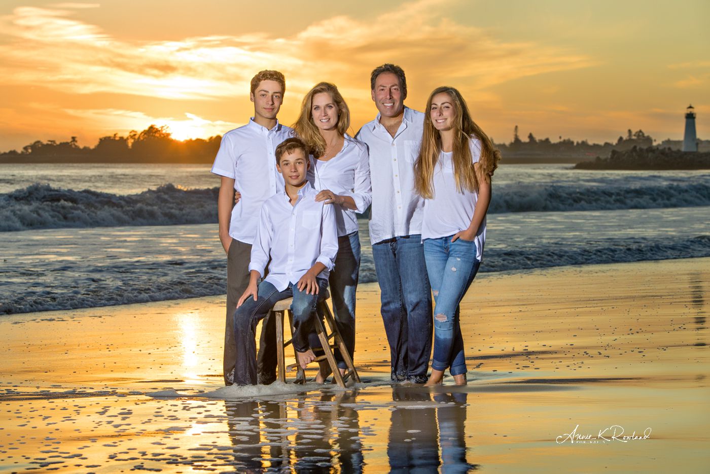 Santa Cruz Family beach portraits